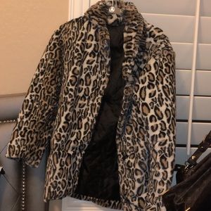 Leopard print jacket